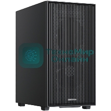 Компьютерный корпус XASTRA A307M 2BK SI Black mATX/Mesh/Metal left panel/2x120мм PWM FC black fans/A307M-2FC12BK-SI