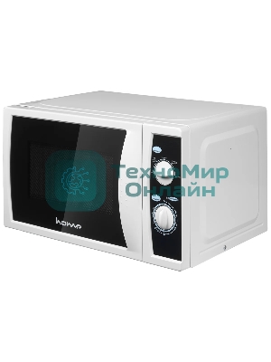 Микроволновая печь HOME HMM208AW белый, 20 л, 800 Вт, переключатели - поворотный механизм