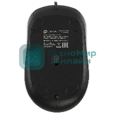 Мышь проводная Oklick 310M черный/серый, 2400 dpi, USB, кнопки - 4