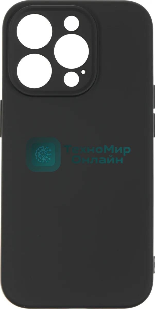 Чехол (клип-кейс) BoraSCO для Apple iPhone 15 Pro черный (72429)