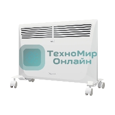 Конвектор электрический Ballu Enzo BEC/EZER-1500 белый, 1500 Вт, 20 м2, термостат, дисплей