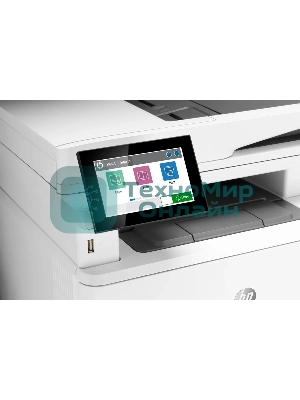МФУ лазерное HP LaserJet Enterprise M430f (3PZ55A), A4, ч/б, печ. до 40 стр/мин., скан. до 29 стр/мин., 1200 x 1200 dpi (печать) 600x600dpi (скан), USB, RJ-45, Air Print, Mopria