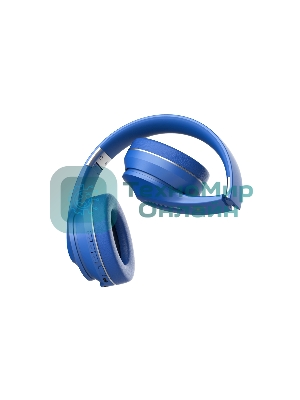 Беспроводные/проводные наушники Harper HB-413 синий, накладные, Bluetooth + проводной, до 8 ч