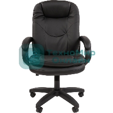 Кресло Chairman 668 LT NEW черный, экокожа, 120 кг