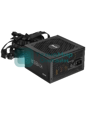 Блок питания ADATA XPG KYBER 650 RTL (KYBER650G-BKCEU), 650Вт, 80 PLUS Gold, 120мм, черный