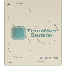 Индукционная варочная панель Maunfeld EVI.453-BG, конфорок: 3 шт., стеклокерамика, независимая, бежевый