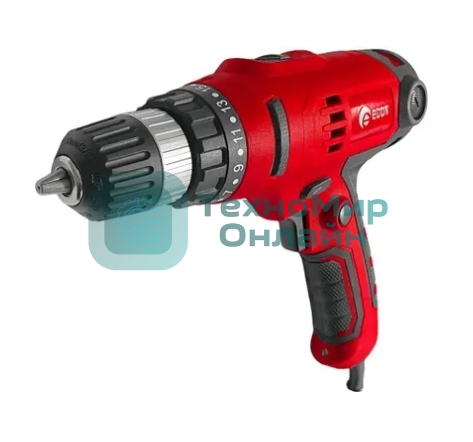Дрель-шуруповерт Edon DS-550C, 550 Вт, 30Нм, щеточный