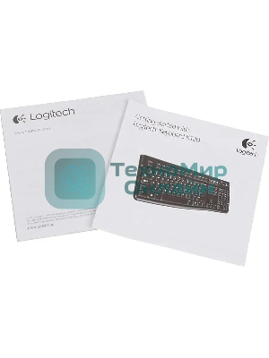 Клавиатура проводная Logitech K120 EER, USB, черный