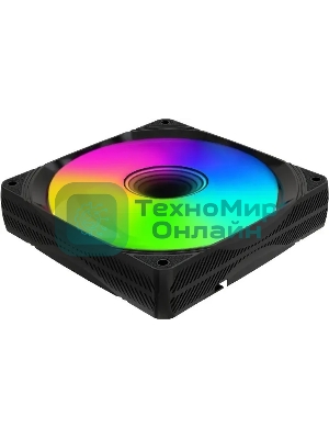 Вентилятор для корпуса Bloody BD-CF120ARGB1 ARGB черный, 120 мм, 1600 об/мин, 26 дБ, 4 pin