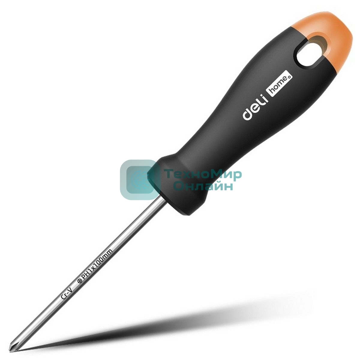 Отвертка Deli Крестовая отвертка 