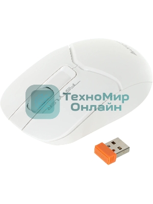 Комплект клавиатура+мышь A4Tech FStyler FG1012 беспроводной, USB, 1200 DPI, белый
