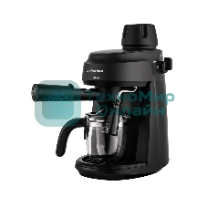 Кофемашина рожковая Maunfeld MF-733BK черный, исп. кофе - молотый, 0.24 л, 870 Вт, 4 бар