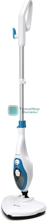 Швабра паровая Kitfort KT-1004-1 1500Вт голубой/белый