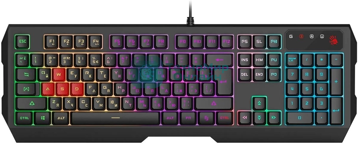 Клавиатура A4Tech Bloody B140N проводная USB черный