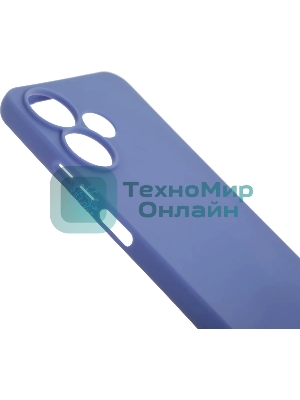 Чехол (клип-кейс) BoraSCO для Xiaomi Poco M6 4G Silicone Case лавандовый (73630)