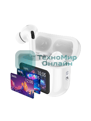 Наушники TWS Hoco EW72 Lite белый, вкладыши, Bluetooth, до 4 ч.