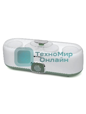 Йогуртница Kitfort KT-2006 20Вт 4б. 180 мл белый/зеленый