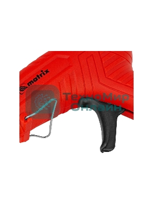 Клеевой пистолет Matrix, 11 мм, 25 (80) Вт, 16 г/мин