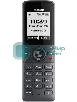 Телефон DECT-трубка Yealink W71H, экран 1.8