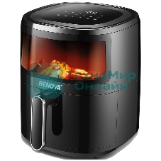 Аэрогриль Renova AF5-DTB1 черный, 1500 Вт, 5 л, сенсор, 12 программ