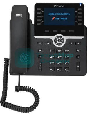 Телефон IP Флат Flat-Phone-B10 черный
