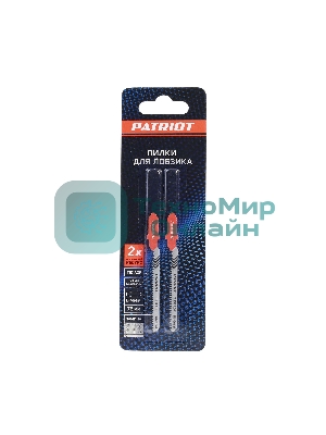 Пилка для лобзика по ламинату T101AOF (2 шт.) EDGE by PATRIOT 814010005