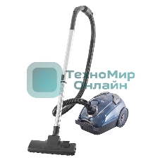 Пылесос Endever SkyClean VC-252 синий/серый, 350/1800 Вт, уборка сухая, пылесборник мешок 2.5 л