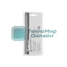 Длинногубцы Matrix Mini, 130 мм, никелированные, изогнутые, авторазжим, двухкомпонентные рукоятки