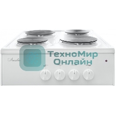 Плита настольная электрическая Лысьва ПЭН 40М белый ДА эмалированный металл (настольная)