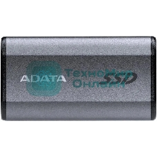 Внешний SSD ADATA Elite SE880, 4TB, USB 3.2 Gen 2x2 Type-C, R/W 2000/2000, серый