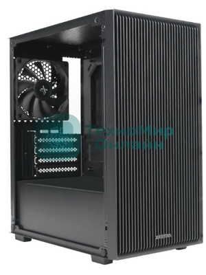 Компьютерный корпус XASTRA A307M 3BK Black mATX/Mesh/tempered glass/3x120мм PWM FC black fans/A307M-3FC12BK