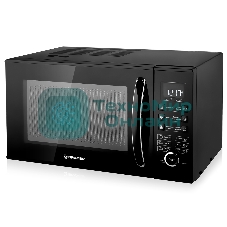 Микроволновая печь BRAYER BR2503 черный, 23 л, 900 Вт, переключатели - кнопки, поворотный механизм