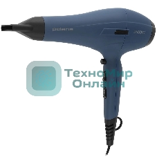 Фен Polaris PHD 2600ACi Salon Hair синий, 2600 Вт, ионизация