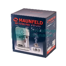 Кофеварка рожковая Maunfeld MF-737BG PRO бежевый, исп. кофе - молотый, 1.5 л, 1250 Вт, 15 бар