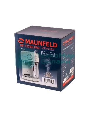 Кофеварка рожковая Maunfeld MF-737BG PRO бежевый, исп. кофе - молотый, 1.5 л, 1250 Вт, 15 бар