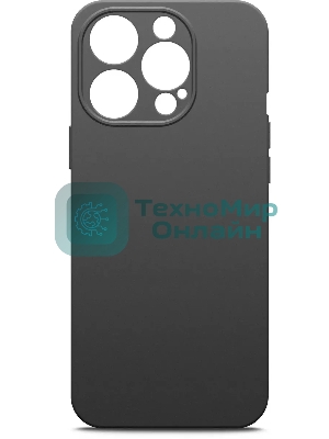 Чехол (клип-кейс) BoraSCO для Apple iPhone 15 Pro черный (72429)