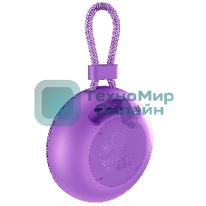 Портативная колонка круглая HOCO BS60 фиолетовый