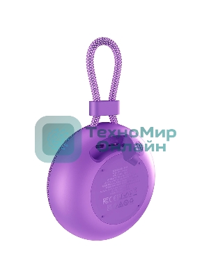Портативная колонка круглая HOCO BS60 фиолетовый
