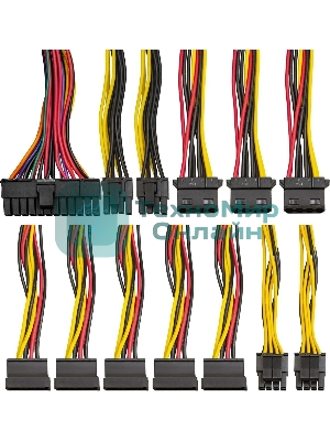 Блок питания ExeGate 800NPXE, 800W, (ATX, PPFC, PC, 12cm fan, 24pin, (4+4)pin, 2xPCI-E, 5xSATA, 3xIDE, черный, кабель 220V в комплекте 1,8м)