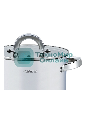 Кастрюля ALBERG AL-2130 с крышкой 7,6 л