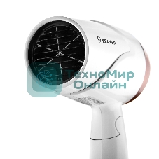 Фен BRAYER BR3026 белый/розовое золото, 1600 Вт, компактный