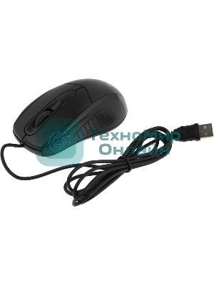 Мышь проводная Defender Standard MB-580 черный, 1000 dpi, USB, кнопки - 3