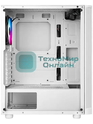 Компьютерный корпус Azza Spectra белый без БП ATX 7x120мм 2x140мм 2xUSB 2.0 1xUSB 3.0 audio bott PSU