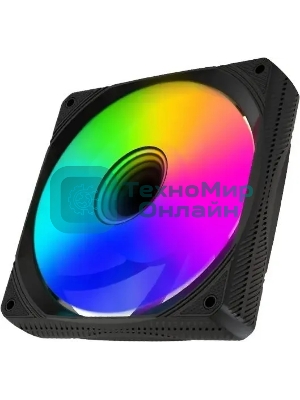 Вентилятор для корпуса Bloody BD-CF120ARGB1 ARGB черный, 120 мм, 1600 об/мин, 26 дБ, 4 pin