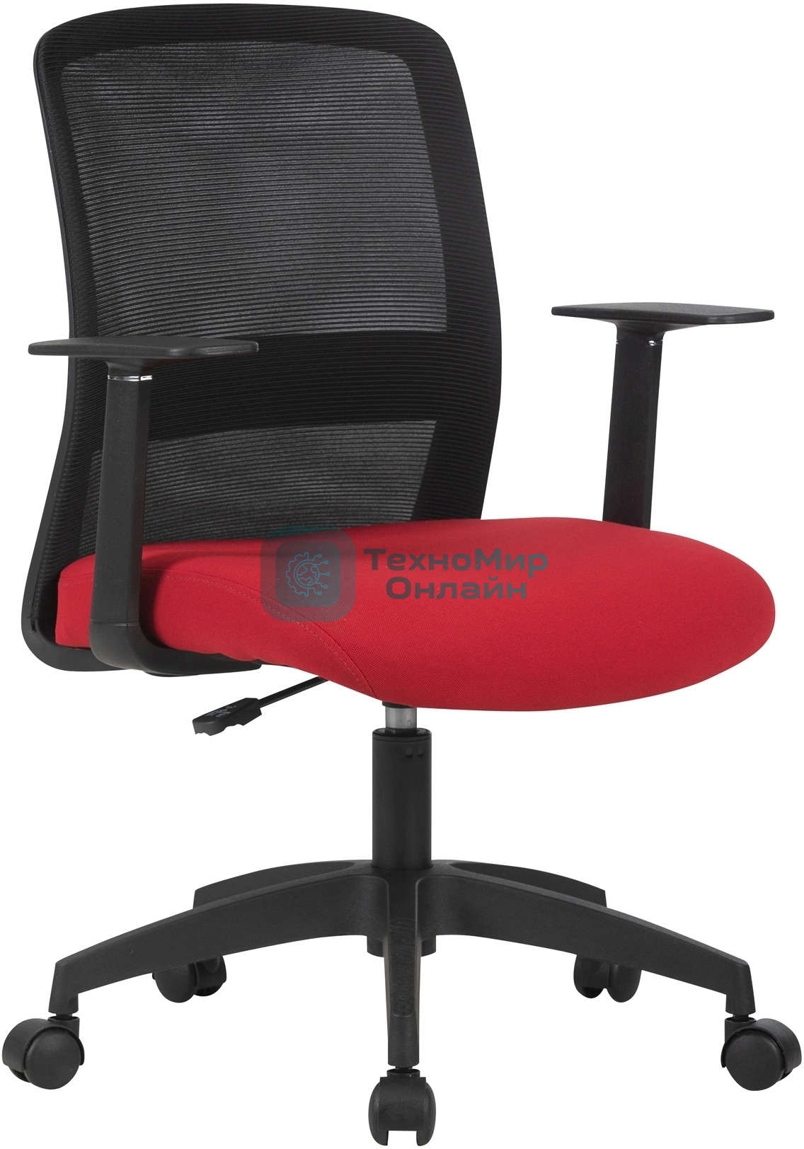 Кресло Cactus CS-MC333-BKRD черный, сетка