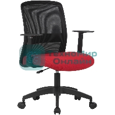 Кресло Cactus CS-MC333-BKRD черный, сетка