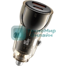 Автомобильное зарядное устройство AKSBERRY (6900286350018) X101 TYPE-C(30w)+USB-A(30W), черный