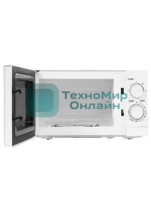 Микроволновая печь Hyundai HYM-M2064 белый, 20 л, 700 Вт, переключатели - поворотный механизм