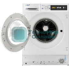 Встраиваемая стиральная машина Vitek VT-WMA701 класс:A+++ загрузка до 7кг отжим:1200об/мин белый