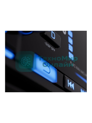 Автомагнитола AURA STORM-677DSP, 1 DIN, Bluetooth, USB Type-A, AUX, пульт ДУ